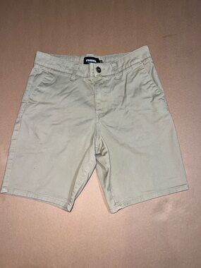 RSQ Beige Flat Front Men's Shorts